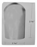 UP Lug Nut Covers 33 mm Screw-On Dome Chrome Plastic 3 3/4 Tall #10563 Set of 60