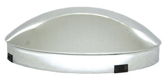 GG Front Dome Un Notched Hub Cap for Aluminum Wheel Chrome 1" Lip #10611 Pair