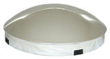 GG Front Dome Un Notched Hub Cap for Aluminum Wheel Chrome 1" Lip #10611 Pair