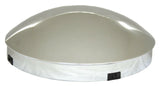 GG Front Dome Un Notched Hub Cap for Aluminum Wheel Chrome 1" Lip #10611 Pair