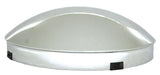 GG Front Dome Un Notched Hub Cap for Aluminum Wheel Chrome 1" Lip #10611 Pair