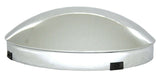GG Front Dome Un Notched Hub Cap for Aluminum Wheel Chrome 1" Lip #10611 Pair