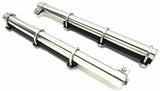 Quarter Fender Tube Bracket with U-Bolts 2" x 28" Stainless Steel UP#10631 Pair