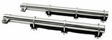 Quarter Fender Tube Bracket with U-Bolts 2" x 28" Stainless Steel UP#10631 Pair