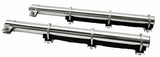 Quarter Fender Tube Bracket with U-Bolts 2" x 28" Stainless Steel UP#10631 Pair