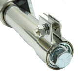 Quarter Fender Tube Bracket with U-Bolts 2" x 28" Stainless Steel UP#10631 Pair