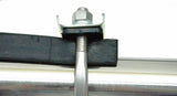 Quarter Fender Tube Bracket with U-Bolts 2" x 28" Stainless Steel UP#10631 Pair