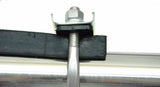 Quarter Fender Tube Bracket with U-Bolts 2" x 28" Stainless Steel UP#10631 Pair