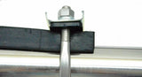 Quarter Fender Tube Bracket with U-Bolts 2" x 28" Stainless Steel UP#10631 Pair