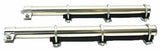 Quarter Fender Tube Bracket with U-Bolts 2" x 28" Stainless Steel UP#10631 Pair