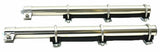 Quarter Fender Tube Bracket with U-Bolts 2" x 28" Stainless Steel UP#10631 Pair