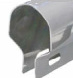 Spring Loaded Mud Flap Hangers 2 1/2 Bolt Spacing Chrome 30" Wide UP#10653 Pair