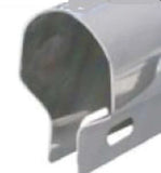 Spring Loaded Mud Flap Hangers 2 1/2 Bolt Spacing Chrome 30" Wide UP#10653 Pair