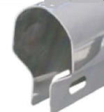 Spring Loaded Mud Flap Hangers 2 1/2 Bolt Spacing Chrome 30" Wide UP#10653 Pair