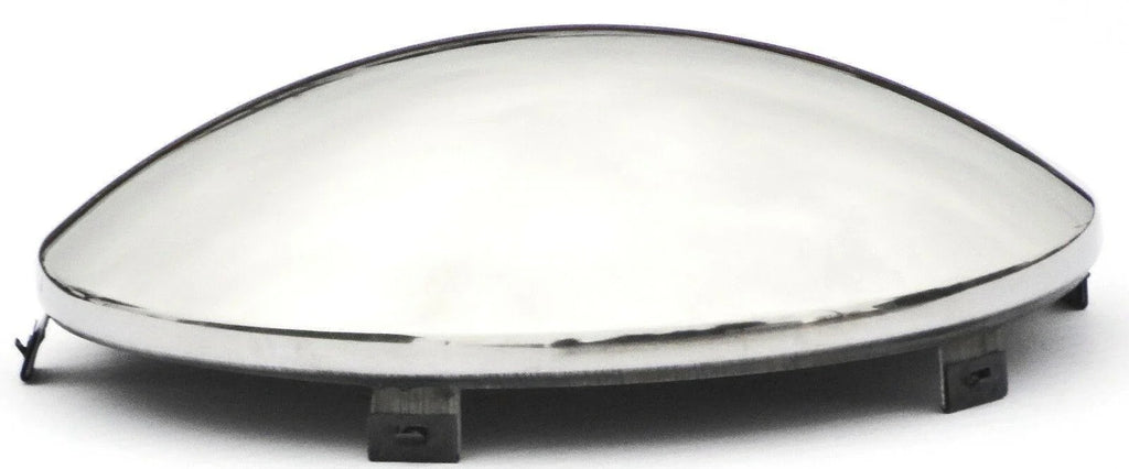 Front Hub Caps for Steel & Aluminum Wheel Dome Stainless 5/8 Lip GG#10664-Pair