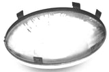Front Hub Caps for Steel & Aluminum Wheel Dome Stainless 5/8 Lip GG#10664-Pair