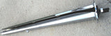 Spring Loaded Mud Flap Hangers for 2” Bolt Pattern 30” Wide Chrome UP#10668-Pair