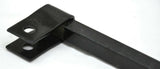 Black Straight Mud flap Hanger 30" Heavy Duty Spring Steel UP#10671-Pair