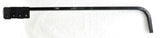Black Straight Mud flap Hanger 30" Heavy Duty Spring Steel UP#10671-Pair