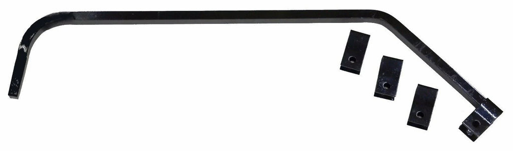 Black Angled Mud Flap Hanger 30" Heavy Duty Spring Steel UP#10672-Pair