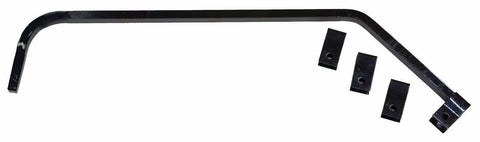 Black Angled Mud Flap Hanger 30" Heavy Duty Spring Steel UP#10672-Pair