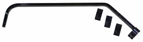Black Angled Mud Flap Hanger 30" Heavy Duty Spring Steel UP#10672-Pair