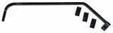 Black Angled Mud Flap Hanger 30" Heavy Duty Spring Steel UP#10672-Pair