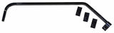 Black Angled Mud Flap Hanger 30" Heavy Duty Spring Steel UP#10672-Pair