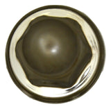 Lug Nut Covers 33mm Push-On Nipple Chrome Steel 2" Tall UP#10700 Set of 5