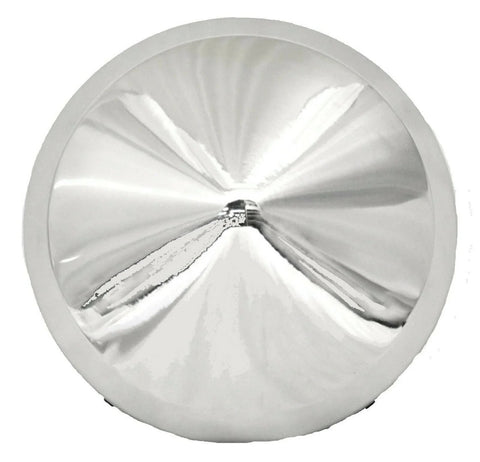 2pc Universal Stainless Front Hub Cap Cone 7/16" Lip Steel Wheel GG10702
