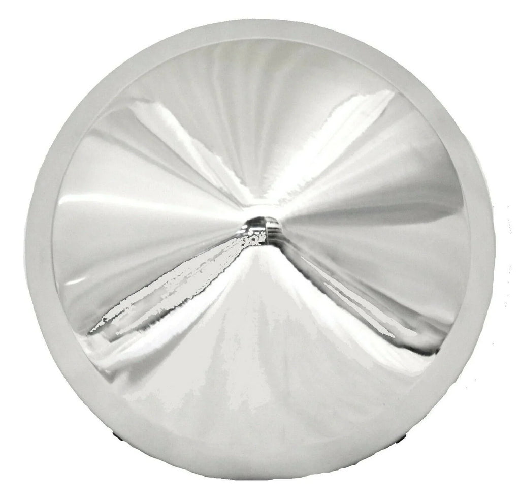 2pc Universal Stainless Front Hub Cap Cone 7/16" Lip Steel Wheel GG10702