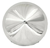 2pc Universal Stainless Front Hub Cap Cone 7/16" Lip Steel Wheel GG10702