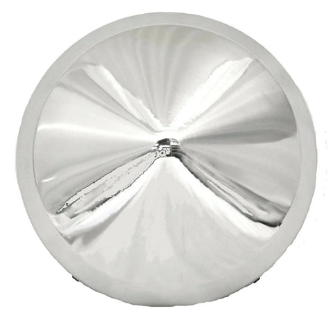 2pc Universal Stainless Front Hub Cap Cone 7/16" Lip Steel Wheel GG10702