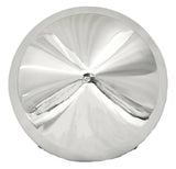 2pc Universal Stainless Front Hub Cap Cone 7/16" Lip Steel Wheel GG10702