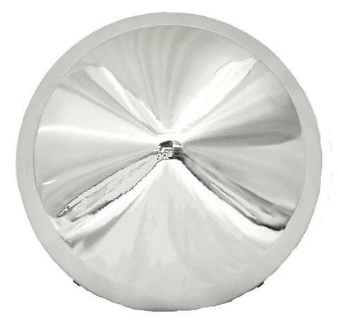2pc Universal Stainless Front Hub Cap Cone 7/16" Lip Steel Wheel GG10702