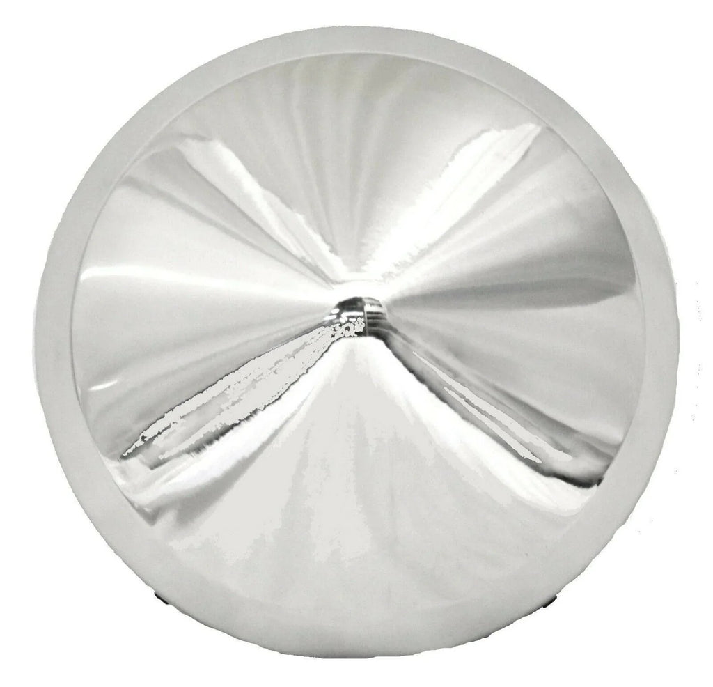 2pc Universal Stainless Front Hub Cap Cone 7/16" Lip Steel Wheel GG10702