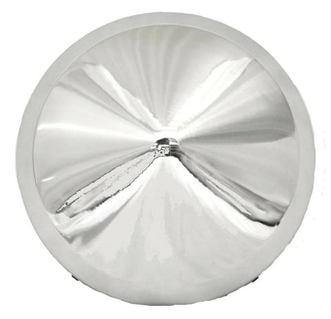 2pc Universal Stainless Front Hub Cap Cone 7/16" Lip Steel Wheel GG10702