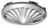 GG Front Hub Caps Universal Fit Cone Pinwheel Stainless 7/16" Lip #10704 Pair