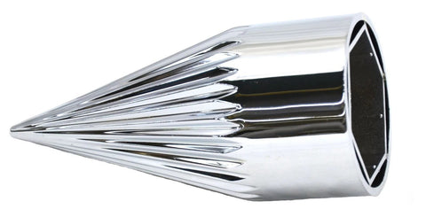 Lug Nut Covers 1 1/2" Push-On Razor Spike Plastic 4 3/8" Tall UP#10726 Set of 5