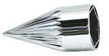 Lug Nut Covers 1 1/2" Push-On Razor Spike Plastic 4 3/8" Tall UP#10726 Set of 5