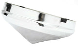 Front Hub Caps for No Notched Hubs Cone Pointed Chrome 1" Lip GG#10740 Pair
