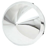 Front Hub Caps for No Notched Hubs Cone Pointed Chrome 1" Lip GG#10740 Pair