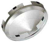 Front Hub Cap 5 Notch Cone Pointed Chrome for Aluminum Wheel 1" Lip #10743 Each