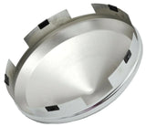 2-Front Hub Cap 5 Notch Cone Pointed Chrome for Aluminum Wheel 1" Lip GG#10743