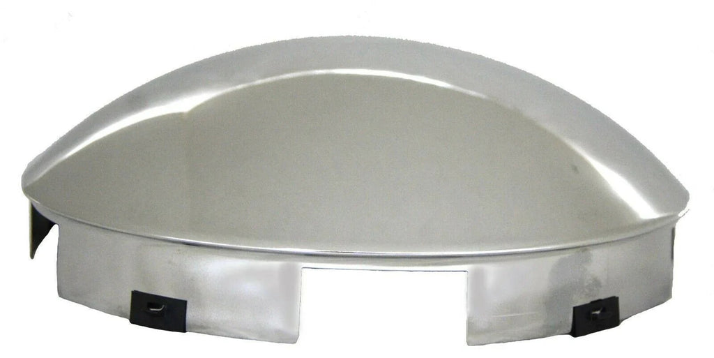 Front Hub Cap 5 Notch Dome Chrome Aluminum Wheel 1" Lip GG#10744 Each
