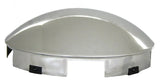 Front Hub Cap 5 Notch Dome Chrome Aluminum Wheel 1" Lip GG#10744 Each