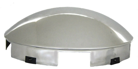 Front Hub Cap 5 Notch Dome Chrome Aluminum Wheel 1" Lip GG#10744 Each