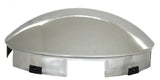 Front Hub Cap 5 Notch Dome Chrome Aluminum Wheel 1" Lip GG#10744 Each
