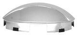 Front Hub Caps 5 Notch Dome Chrome Aluminum Wheel 1" Lip GG#10744 Pair