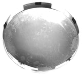 Front Hub Caps 5 Notch Dome Chrome Aluminum Wheel 1" Lip GG#10744 Pair